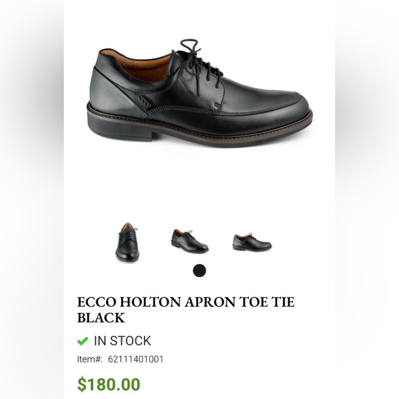 ECCO~Holton~Mens Black Leather Lace Up Oxford Dress Shoes~EU 48 US 14/14.5~EUC - Picture 7 of 7